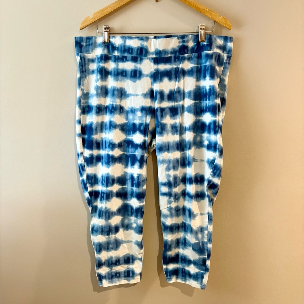 Torrid Crop Premium Leggings – Blue Tie-Dye | Size 3 (3X)